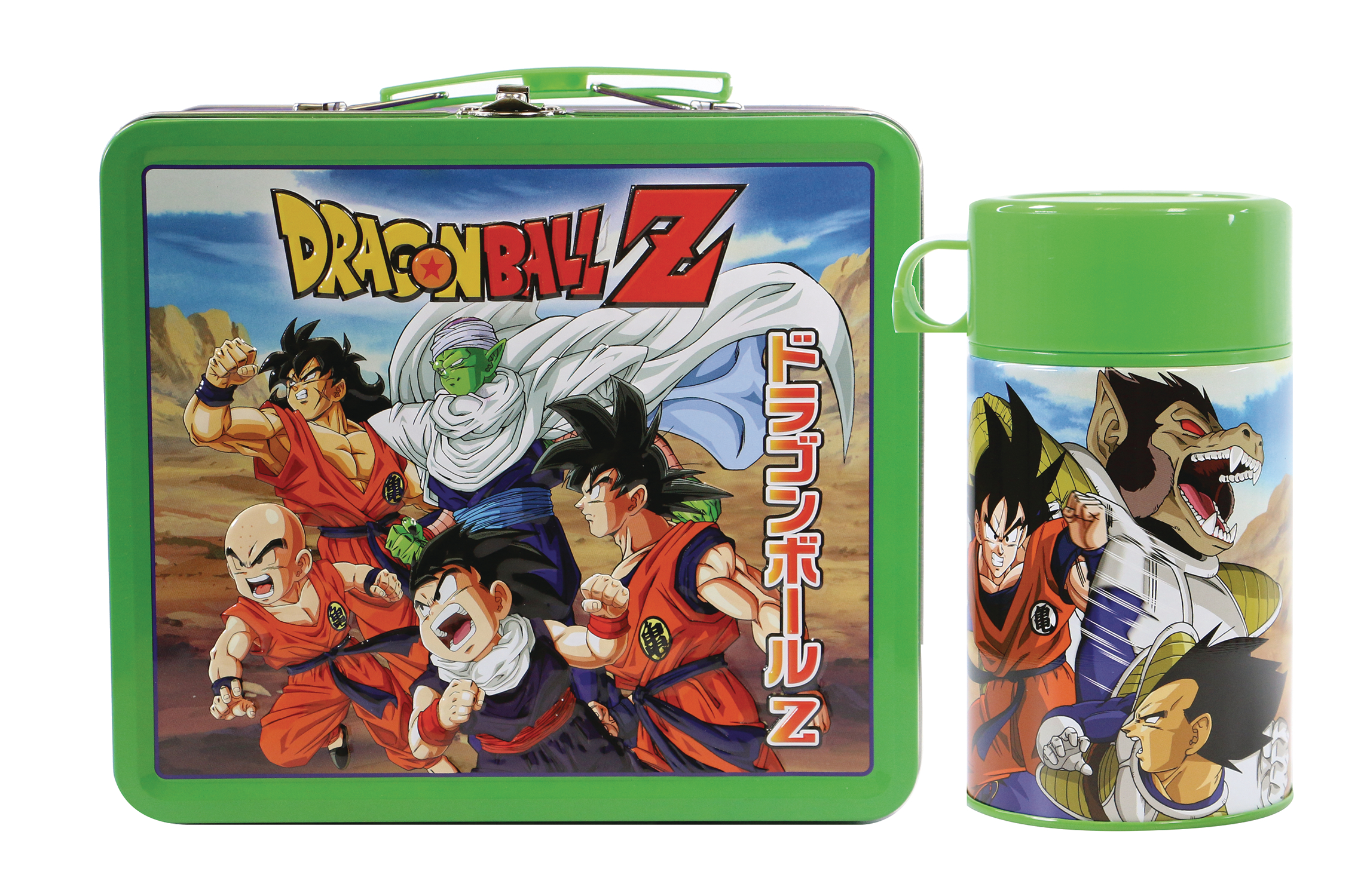 Tin Titans Dragon Ball Z Saiyan Saga Px Lunch Box With Beverage Container