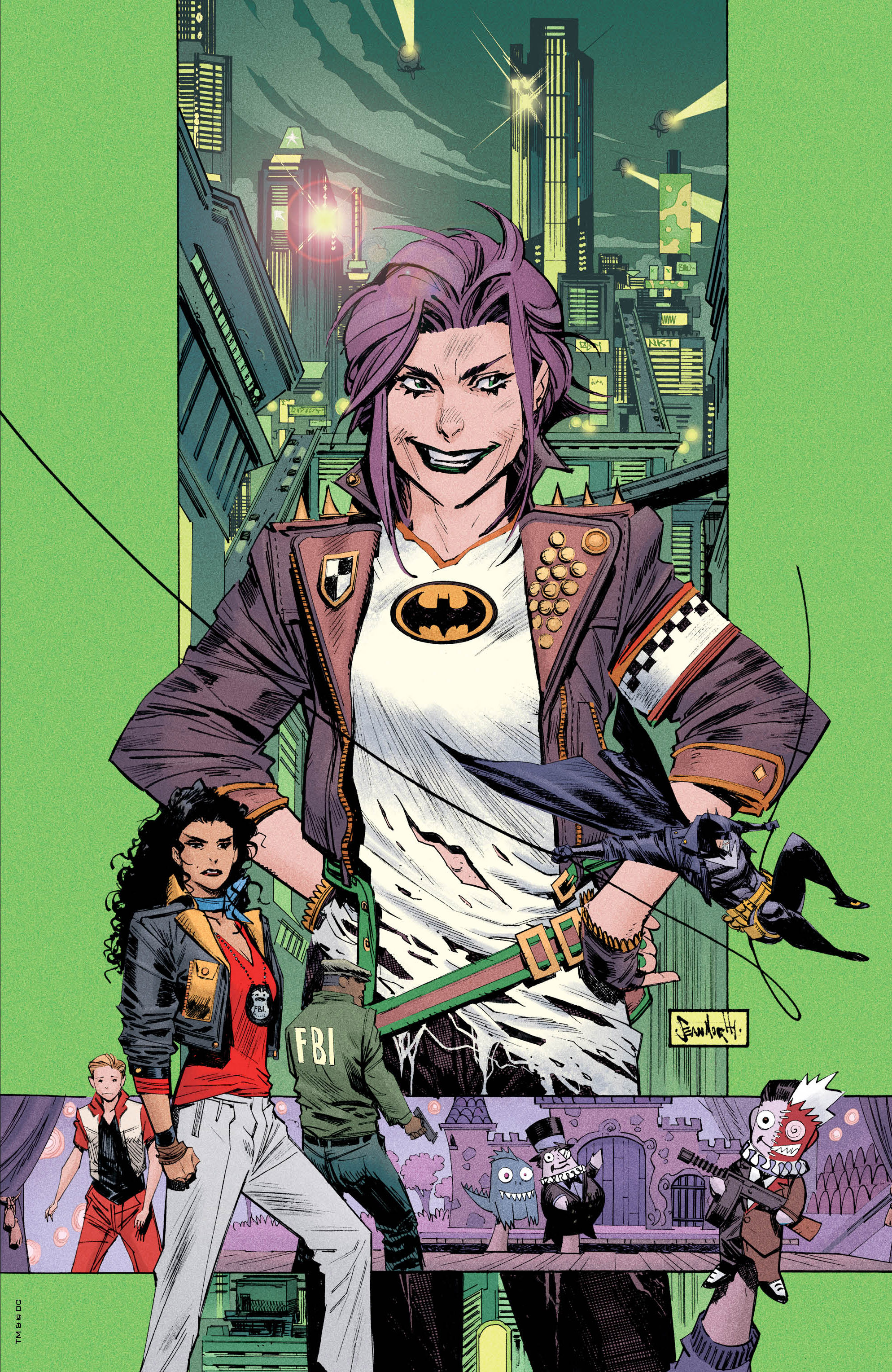Batman White Knight Presents Generation Joker #1 Cover E 1 For 100 Incentive Sean Murphy Foil Variant ( (Of 6)