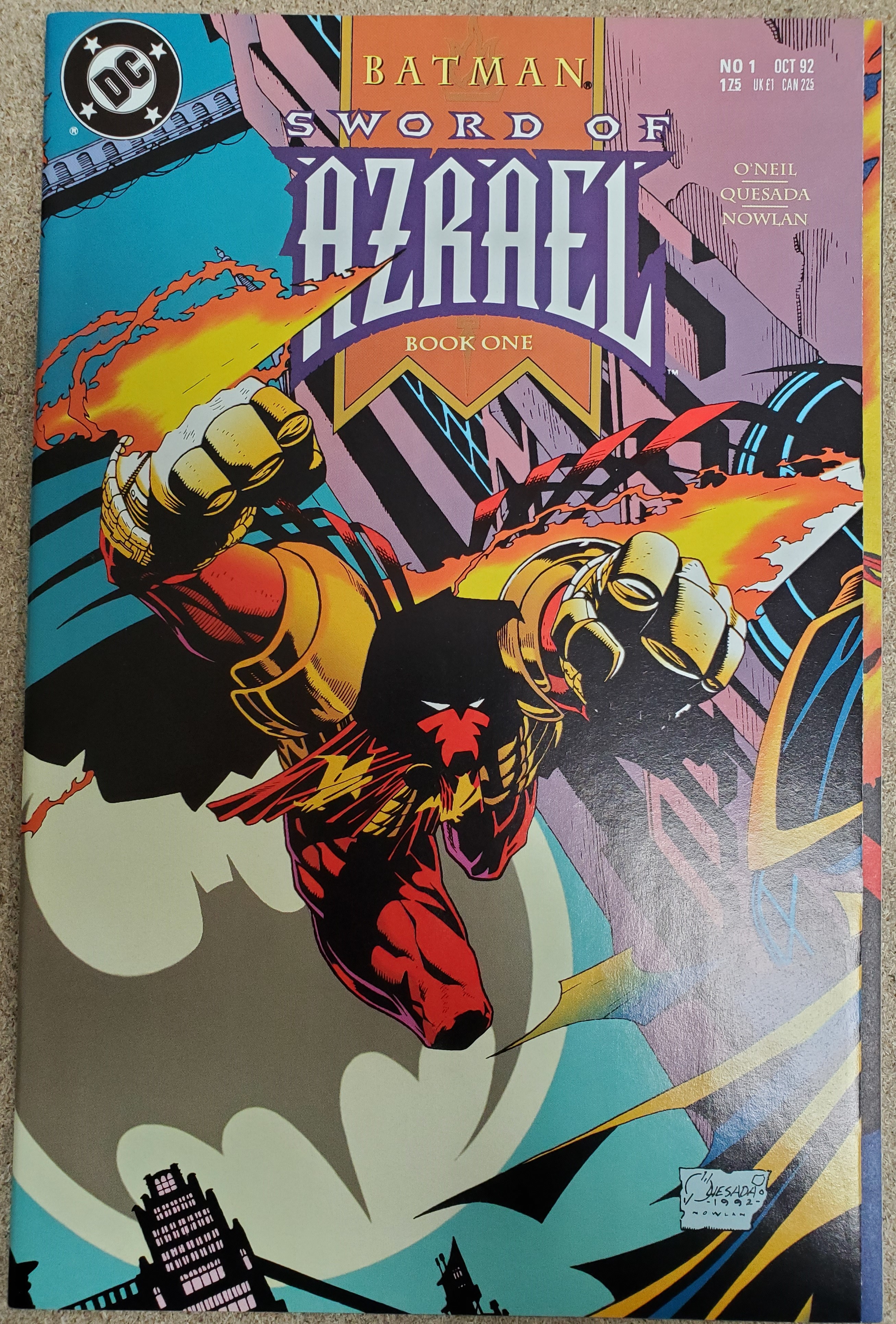 Batman Sword of Azrael #1 (DC 1992) 1st App Azrael