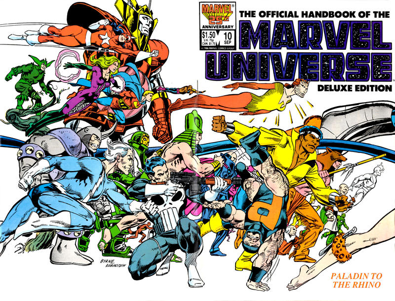 The Official Handbook of The Marvel Universe Deluxe Edition #10 [Direct]-Very Fine (7.5 – 9)