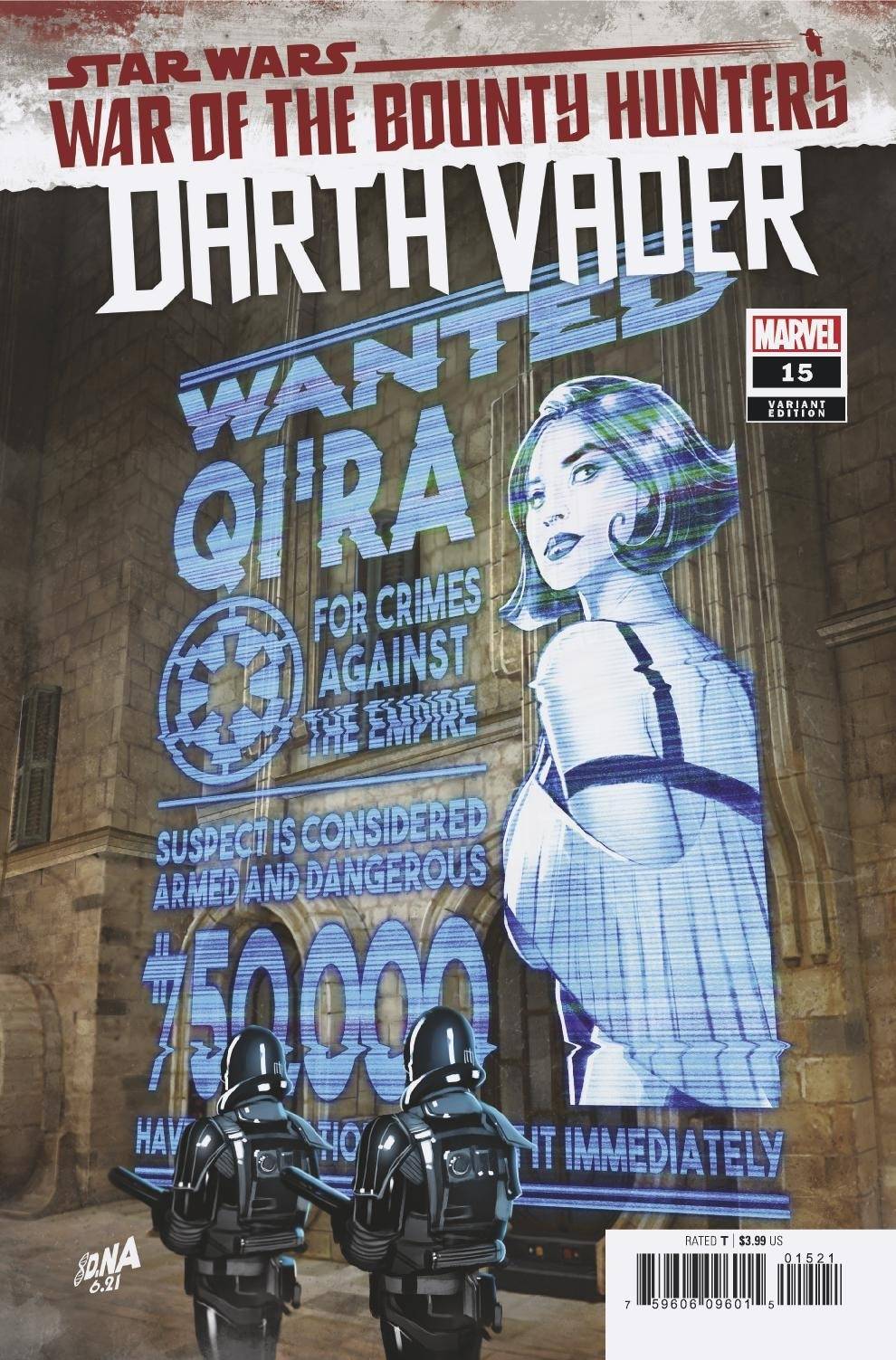 Star Wars Darth Vader #15 Wanted Poster Variant War of The Bounty Hunters (2020)