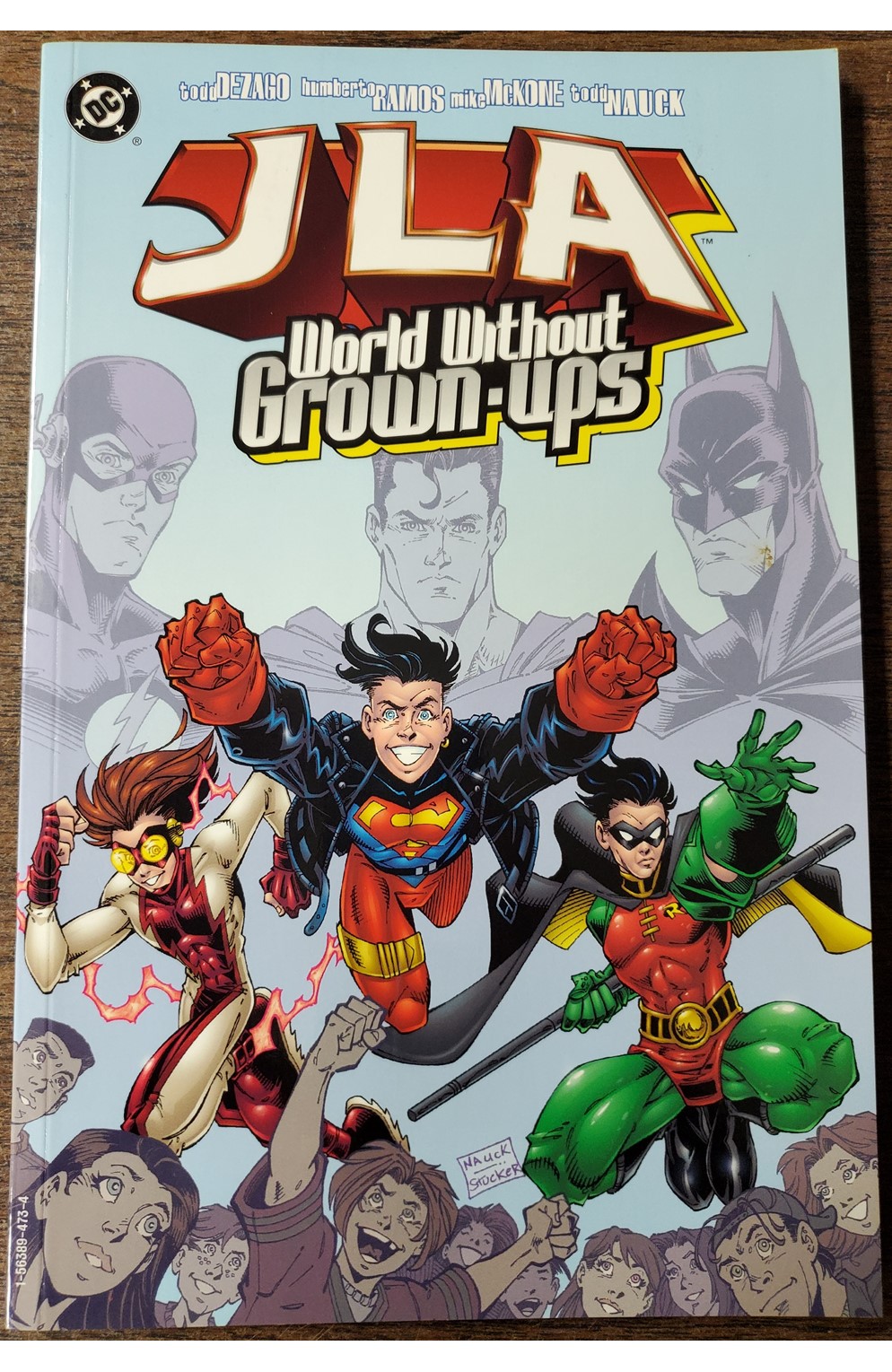 JLA World Without Grown-Ups Graphic Novel (DC 1999) Used - Like New