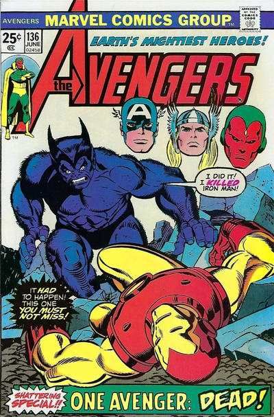 Avengers #136 Above Average/Fine (5 - 6)