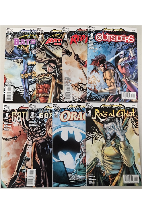 Bruce Wayne The Road Home #1-8 (2010) Set