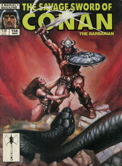 The Savage Sword of Conan #158 [Direct]