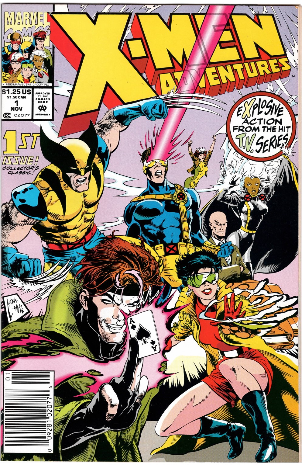 X-Men Adventures #1 Newsstand Variant