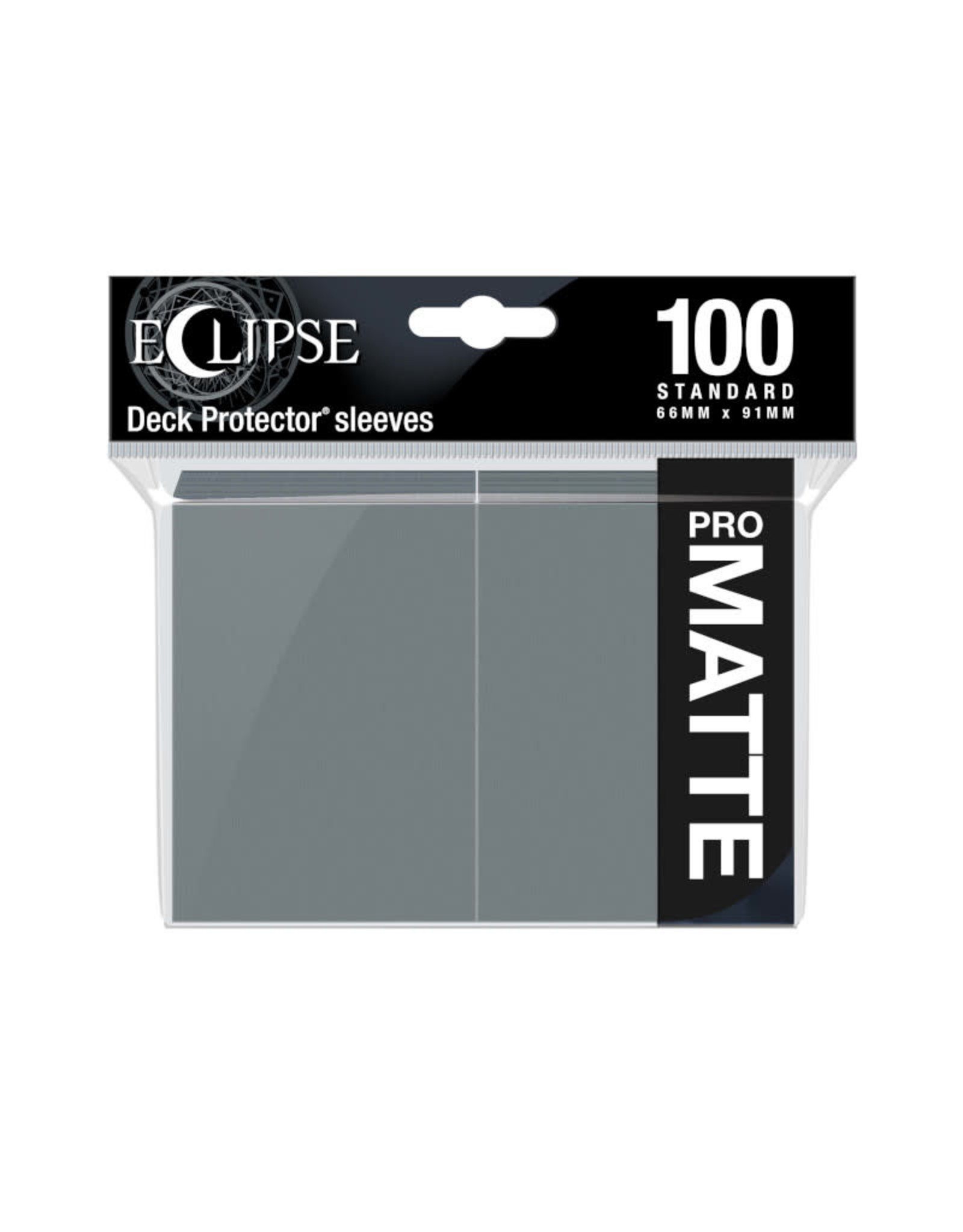 Ultra Pro: Eclipse Matte Standard Sleeves (100 Count) -Smoke Grey