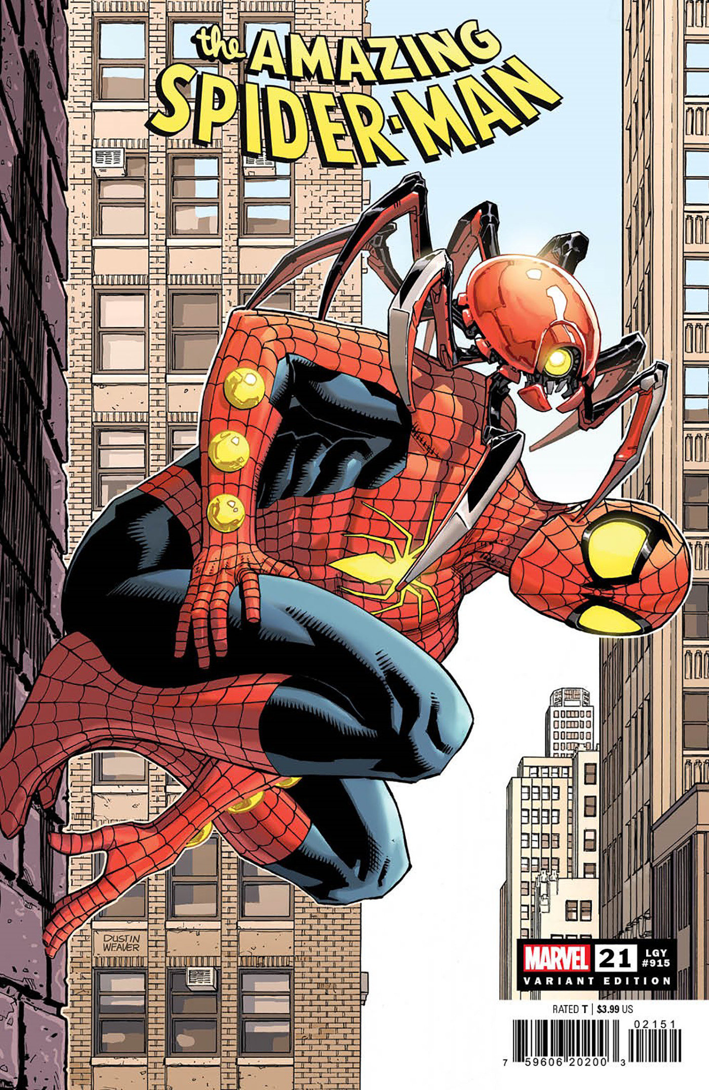Amazing Spider-Man #21 25 Copy Incentive Dustin Weaver Variant