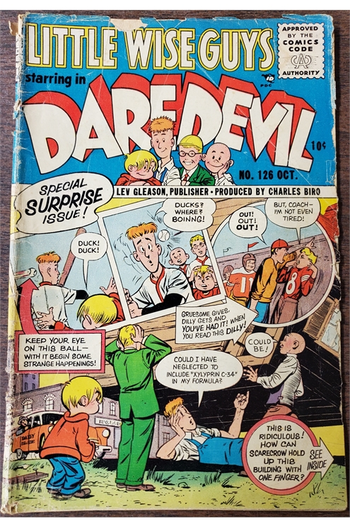 Daredevil #126 (Lev Gleason 1955) Fr - 1.5