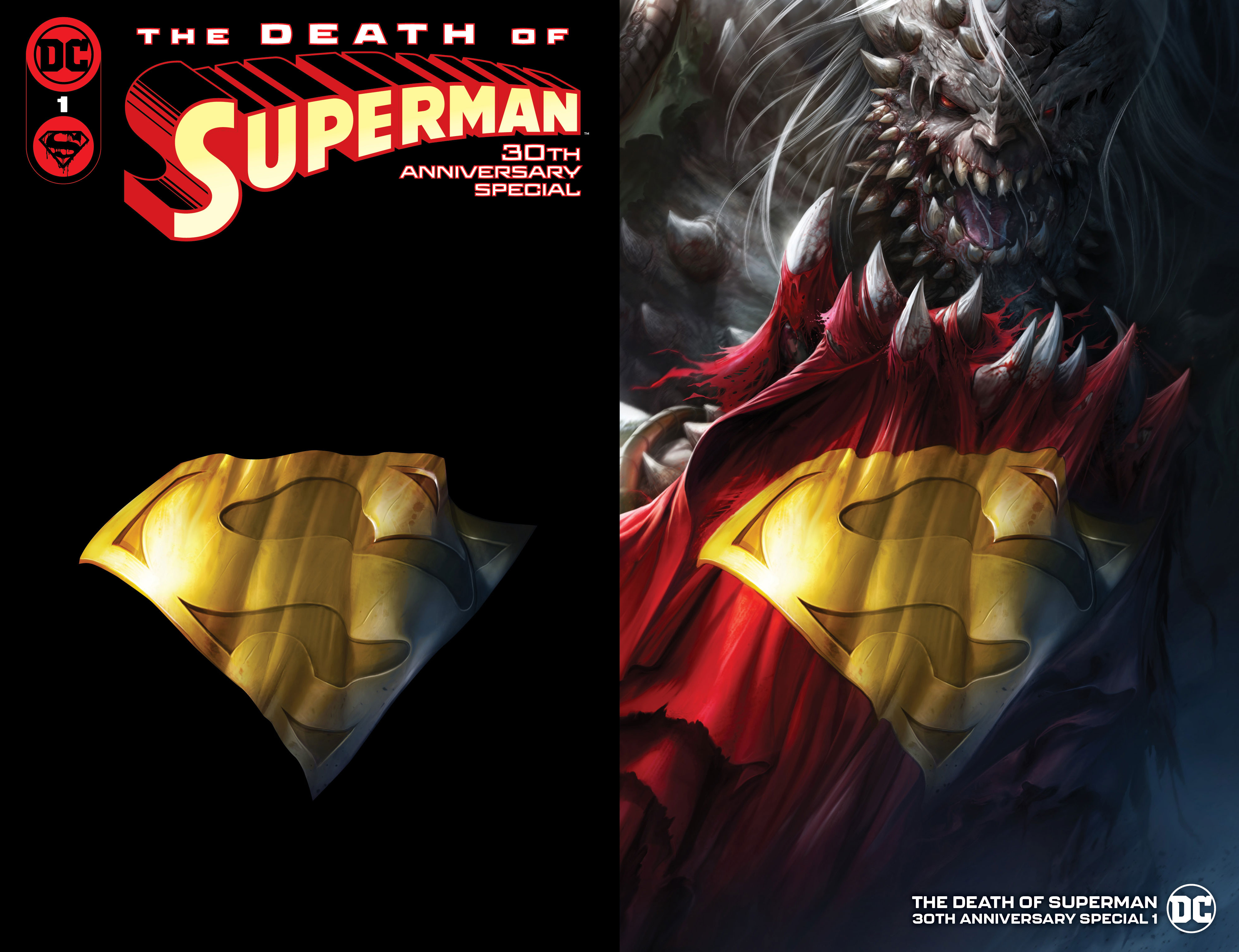 Death of Superman 30th Anniversary Special #1 (One-Shot) Cover E Francesco Mattina Doomsday Die-Cut Variant