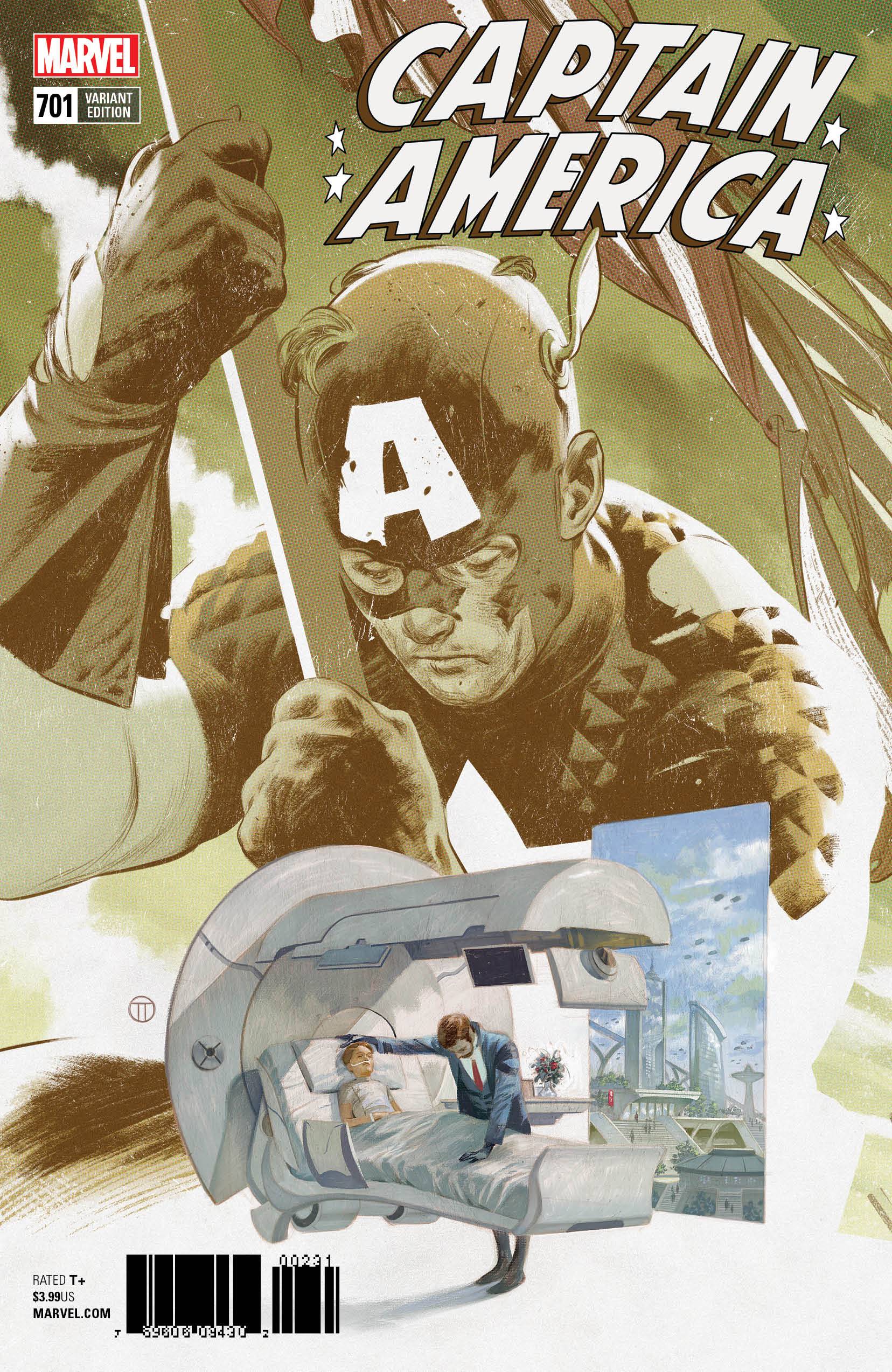 Captain America #701 Tedesco Connecting Variant (2018)