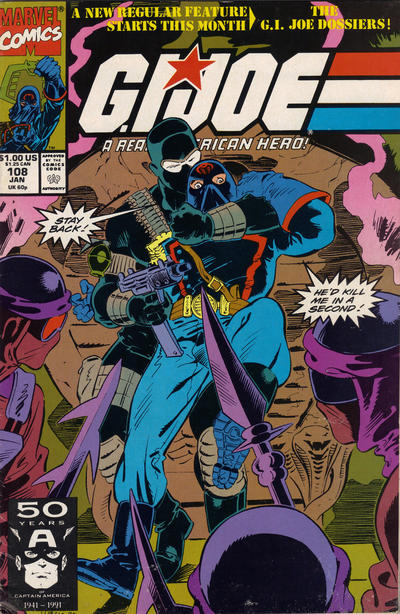 G.I. Joe, A Real American Hero #108 [Direct]-Very Good (3.5 – 5)