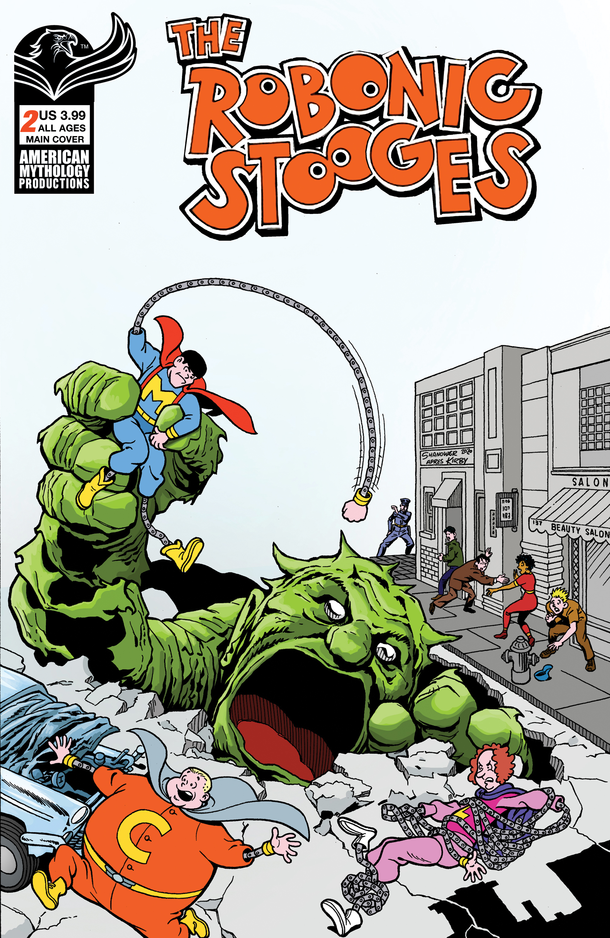 Robonic Stooges Fantastic Fools #2 Cover A Shanower