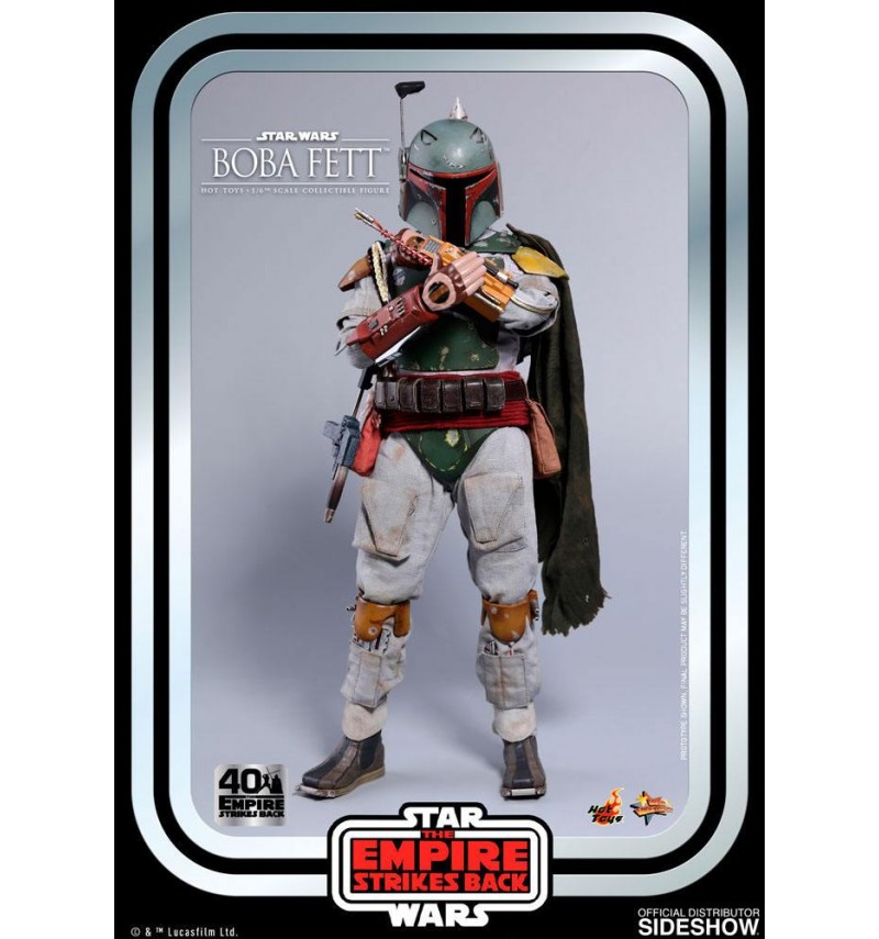 Star Wars Episode 5 Boba Fett 40th Anniversary Hot Toy