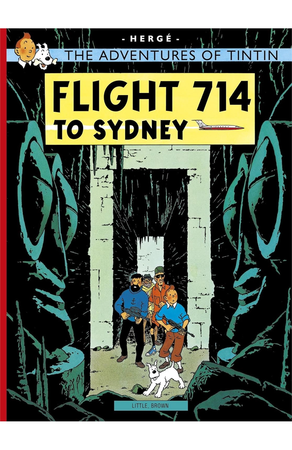 Adventures of Tintin Flight 714 Graphic Novel