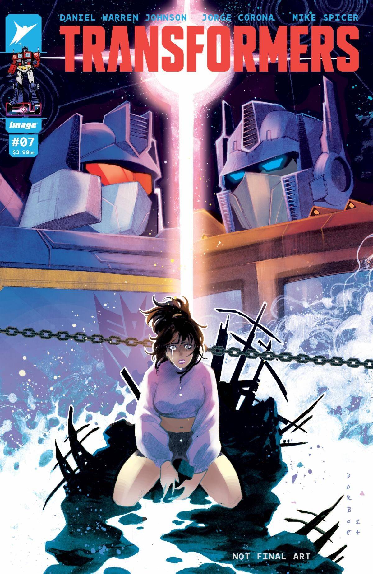Transformers #7 Cover C 1 for 10 Incentive Karen S Darboe Variant