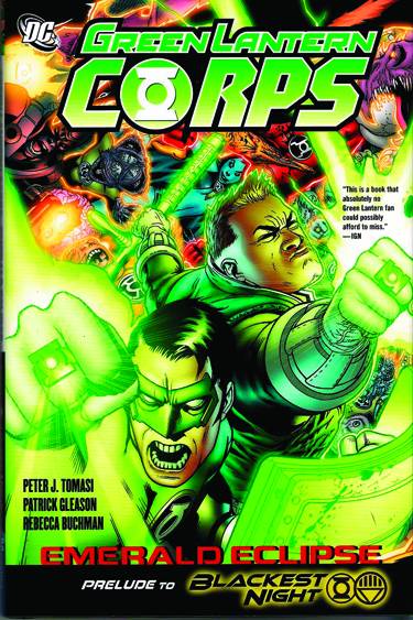 Green Lantern Corps Emerald Eclipse Graphic Novel