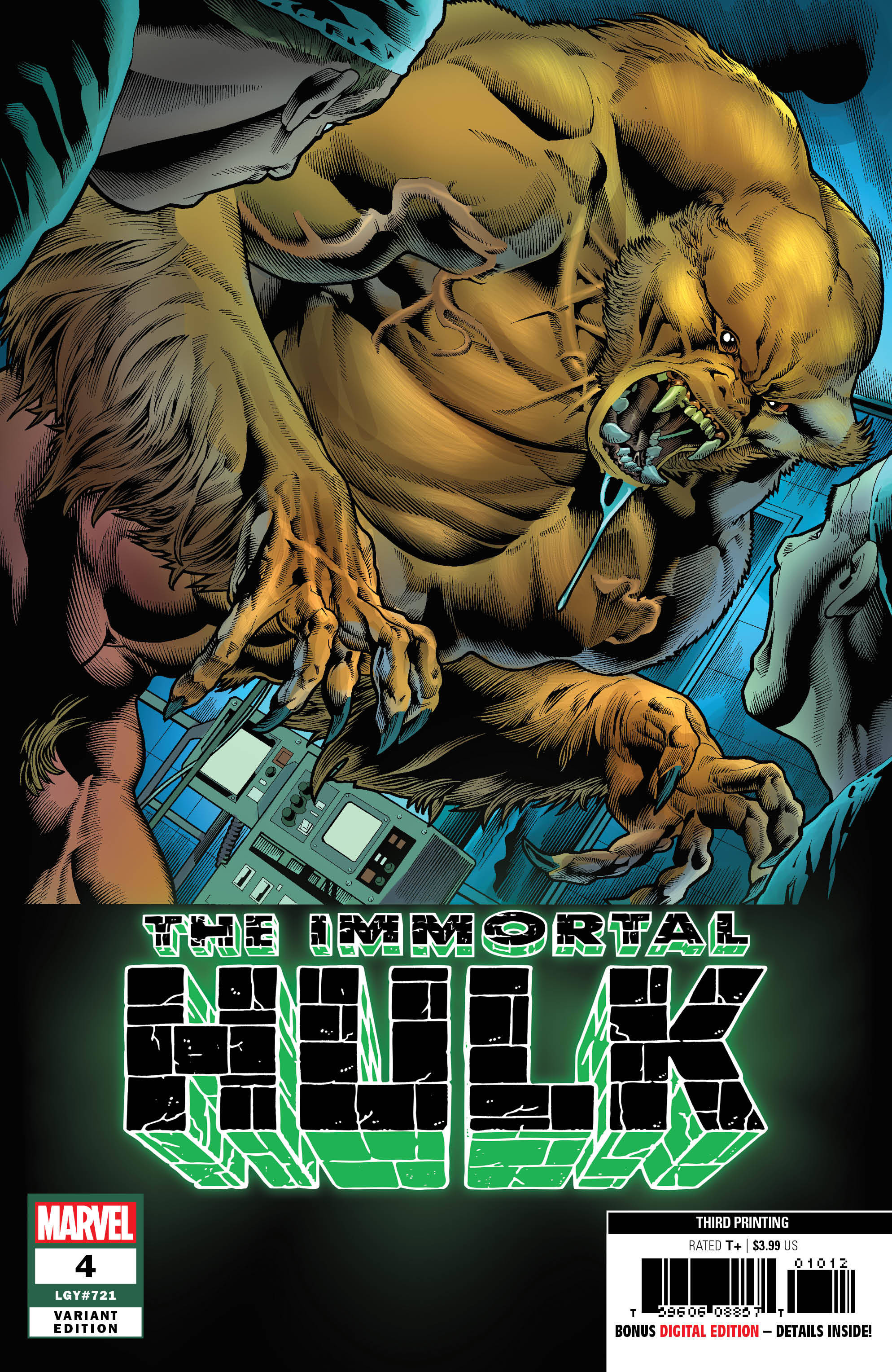 Immortal Hulk #4 3rd Printing Bennett Variant (2018)