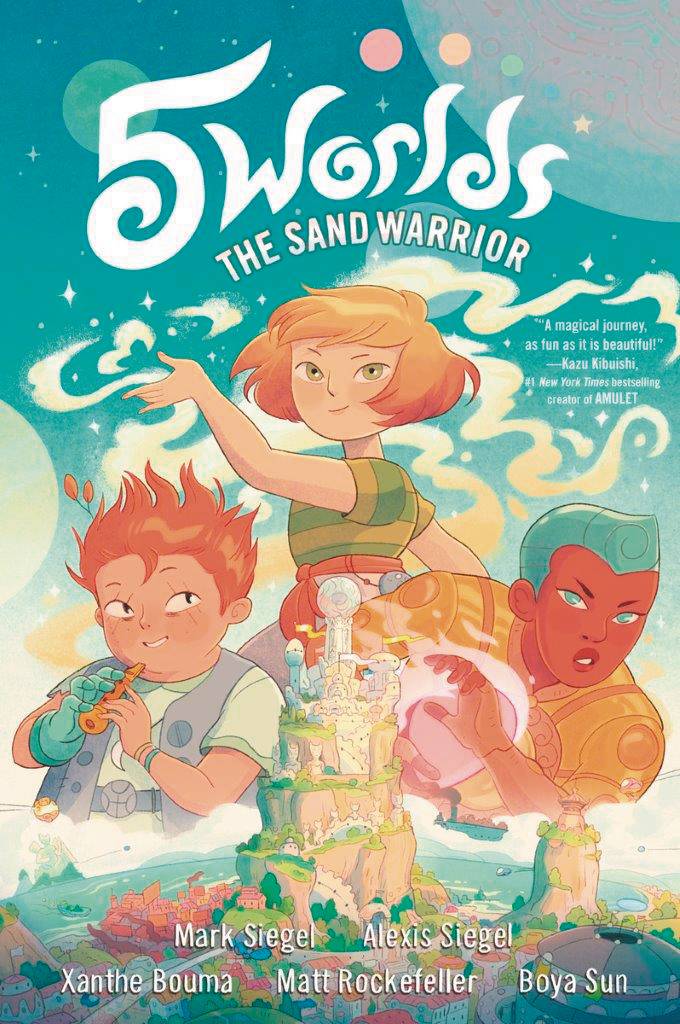 5 Worlds Hardcover Graphic Novel Volume 1 Sand Warrior