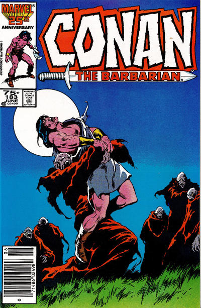 Conan The Barbarian #183 [Newsstand]-Very Good (3.5 – 5)