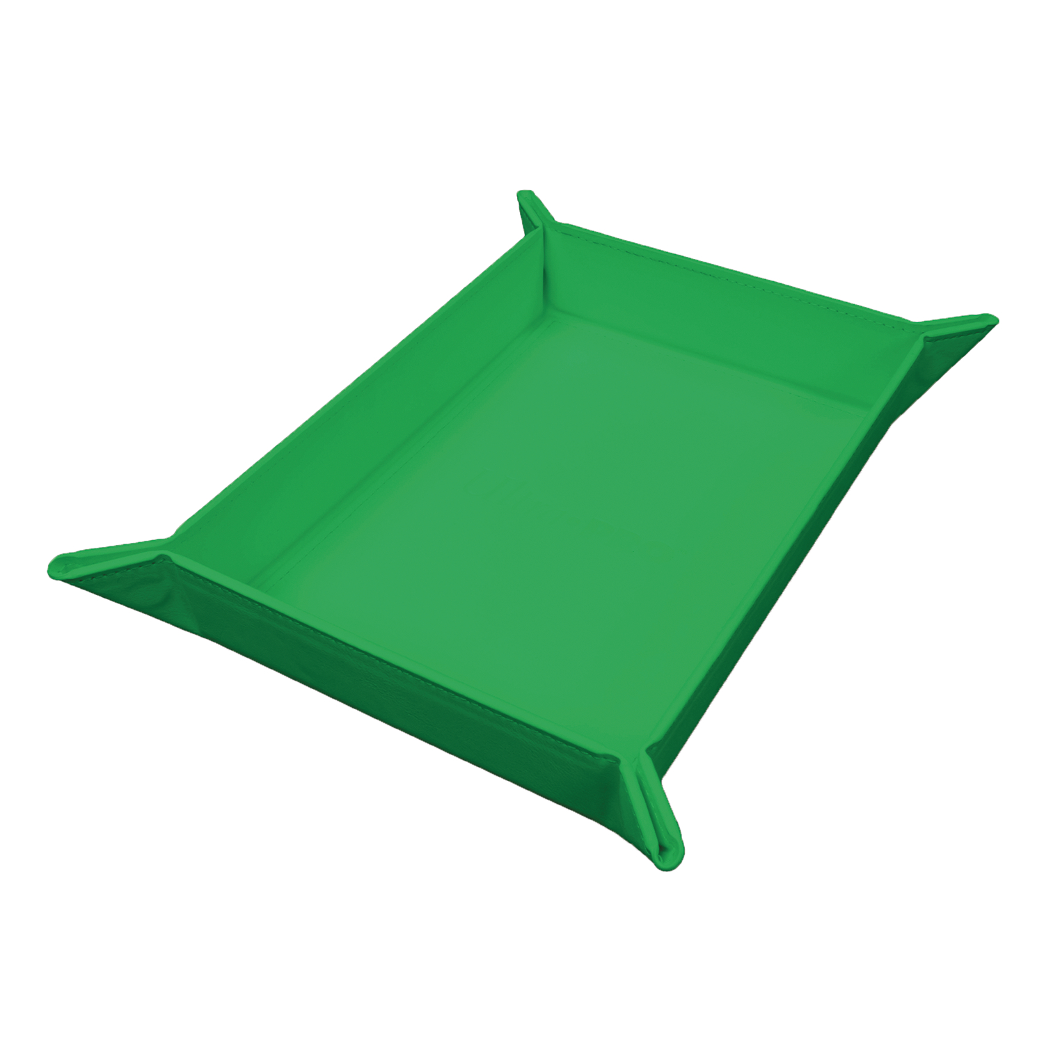 Vivid Magnetic Foldable Dice Tray Green