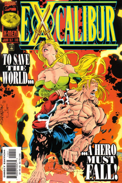 Excalibur #110 [Direct Edition]-Very Fine (7.5 – 9)