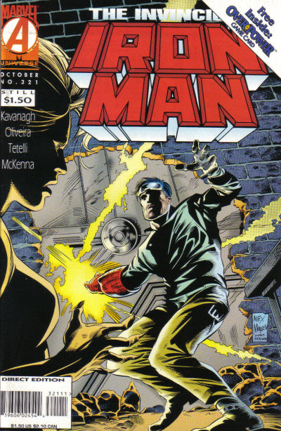 Iron Man #321 [Direct Edition] - Vf- 7.5