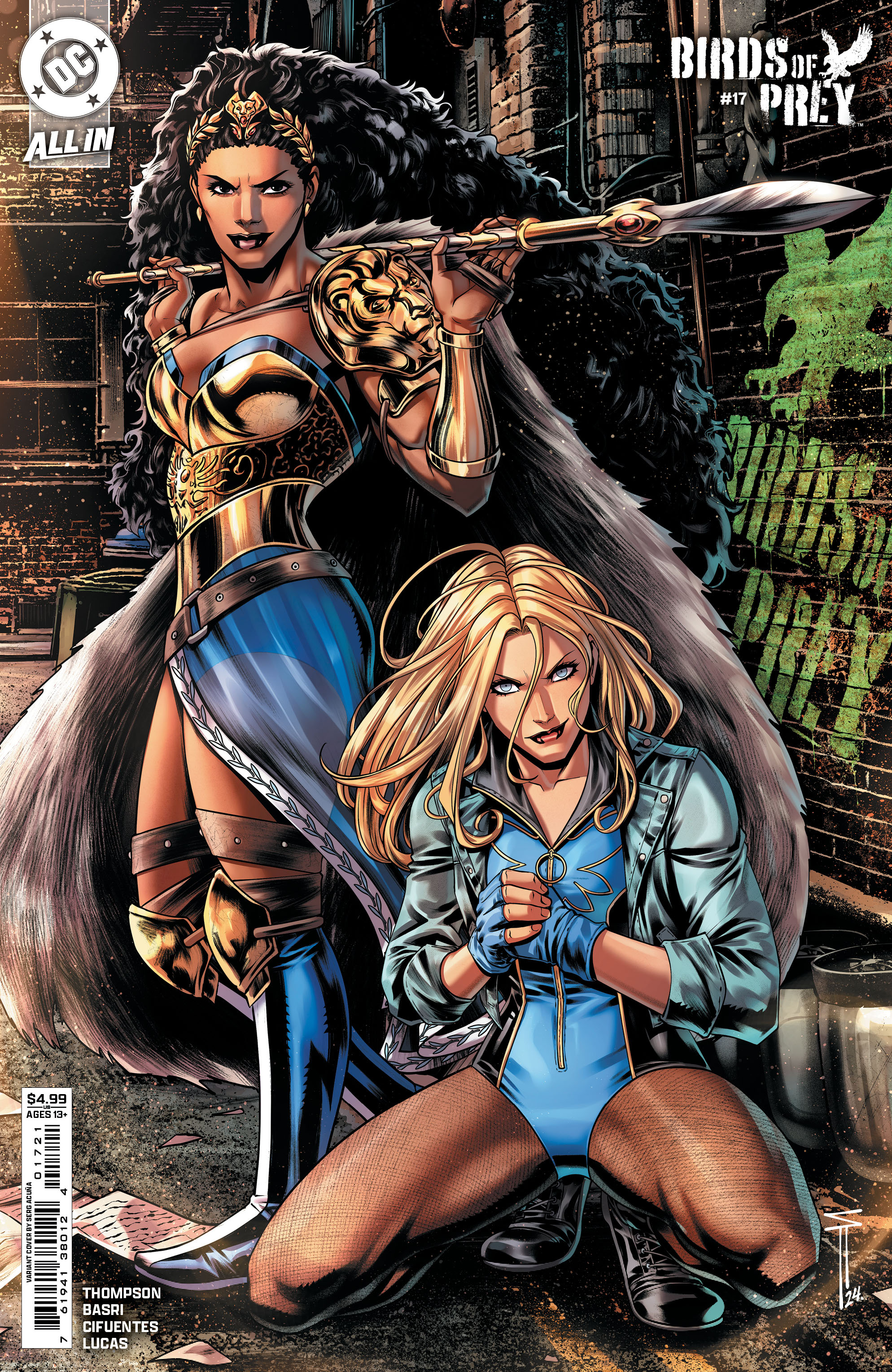 Birds of Prey #17 Cover B Serg Acuna Card Stock Variant