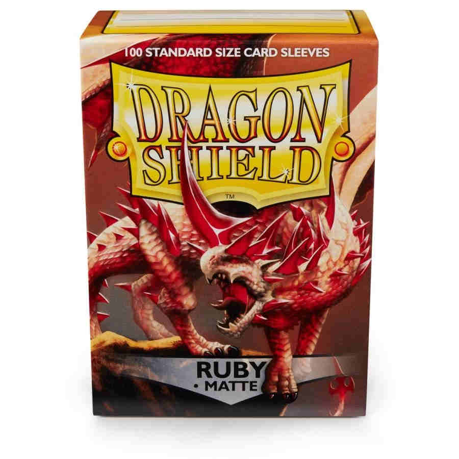 Dragon Shield Sleeves: Matte: Ruby (100)