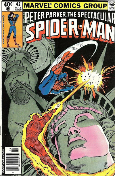 The Spectacular Spider-Man #42 [Newsstand](1976)-Very Good (3.5 – 5)