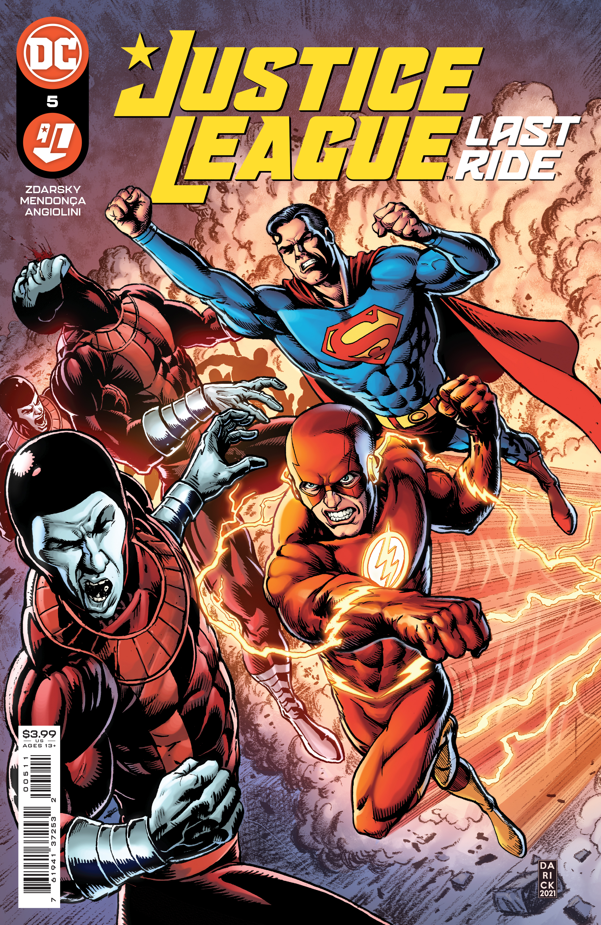Justice League Last Ride #5 Cover A Darick Robertson (Of 7)