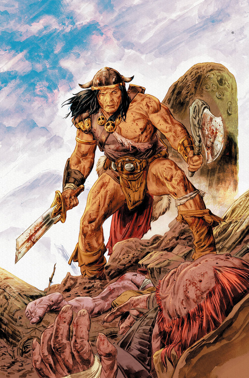 Conan the Barbarian (2023) #3 3rd Printing Braithwaite Virgin (Mature)