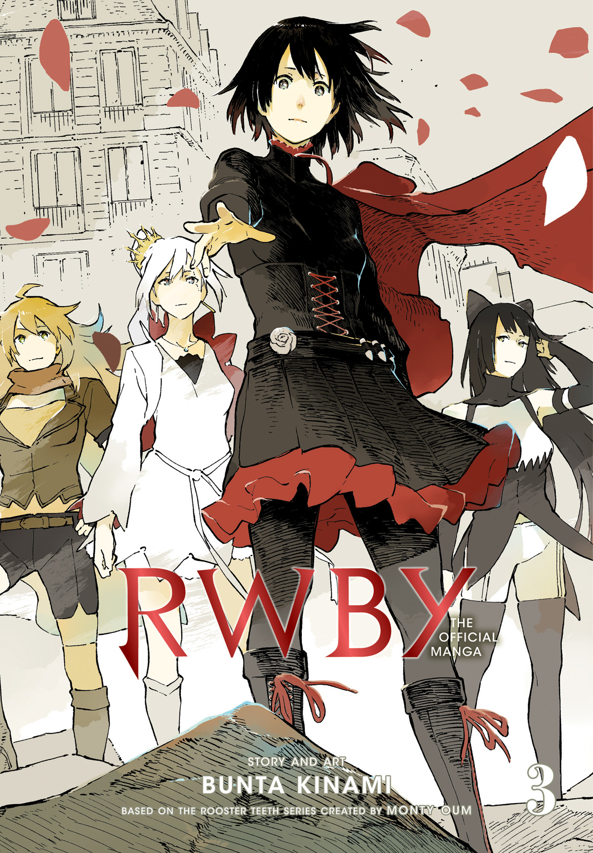 RWBY Official Manga Manga Volume 3 Beacon Arc