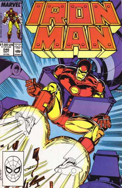 Iron Man #246 [Direct] - Vf- 7.5
