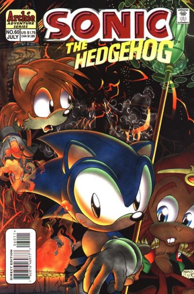 Sonic The Hedgehog #60-Very Fine