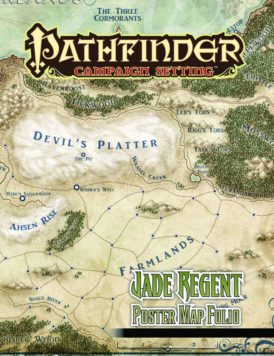 Pathfinder Campaign Setting Jade Regent Poster Map Folio