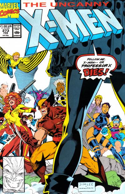 The Uncanny X-Men #273 [Direct]-Fine 