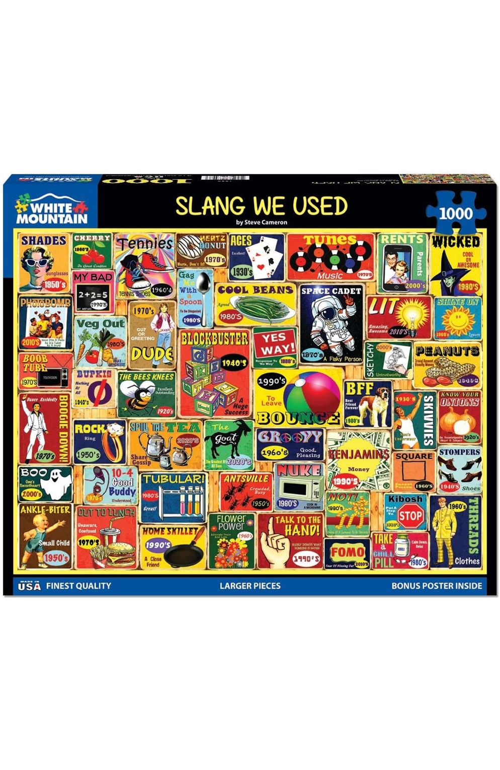 Slang We Used (1885Pz) - 1000 Piece Jigsaw Puzzle