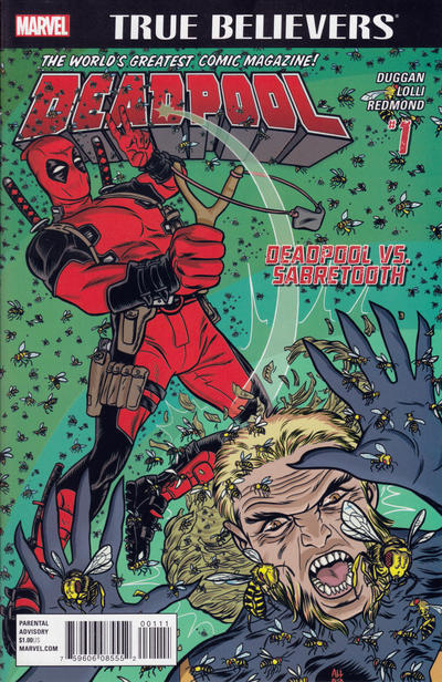 True Believers: Deadpool - Deadpool Vs. Sabretooth #0-Very Fine (7.5 – 9)