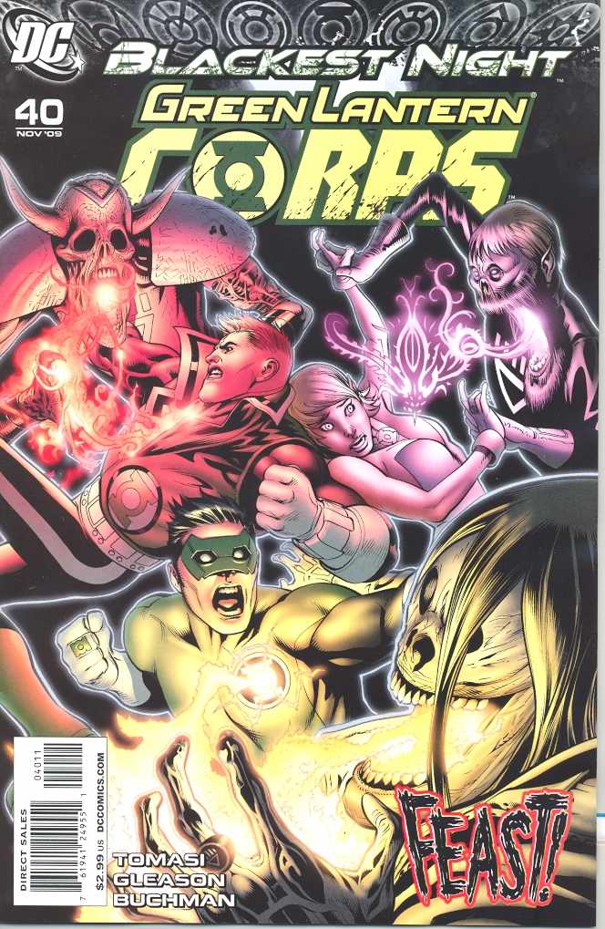 Green Lantern Corps #40 (Blackest Night) (2006)