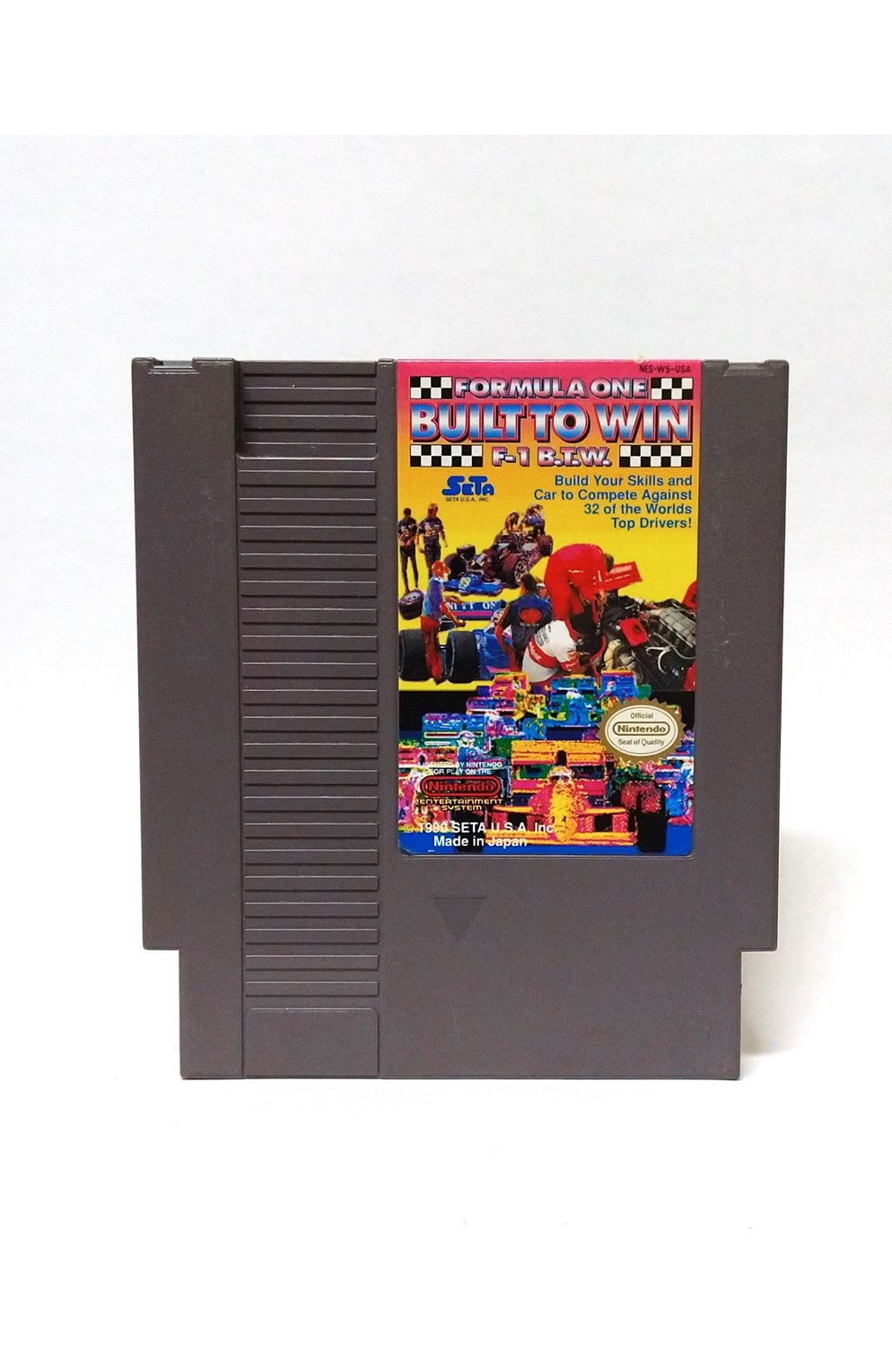 Nintendo Nes Formula One Built To Win Cartridge Only (Ecellent)