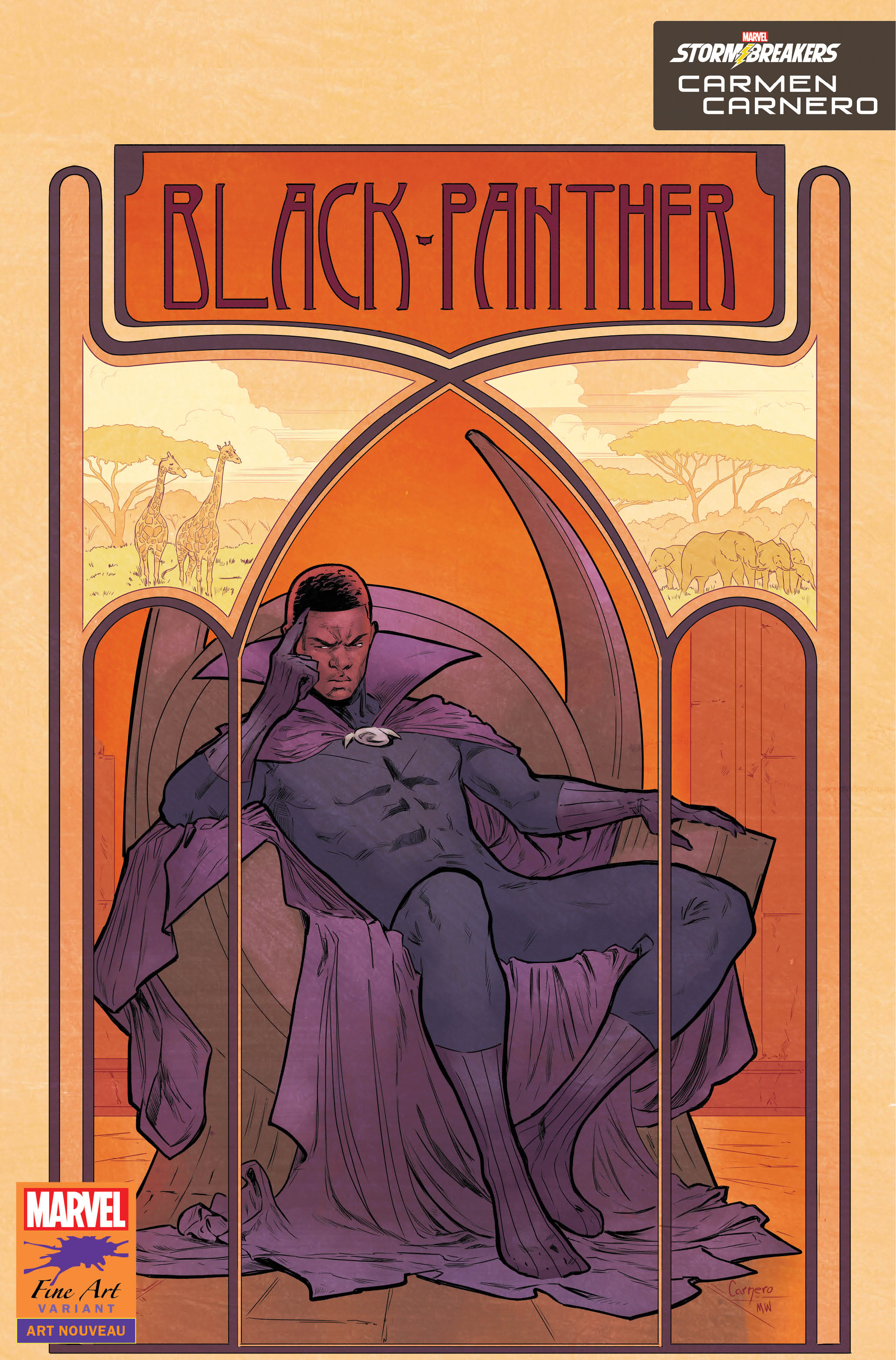 Black Panther #25 Carnero Stormbreakers Variant (2018)