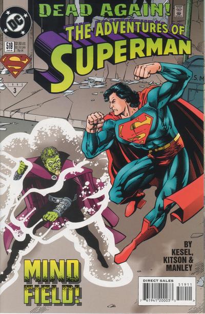 Adventures of Superman #519 [Direct Sales]-Very Fine (7.5 – 9)