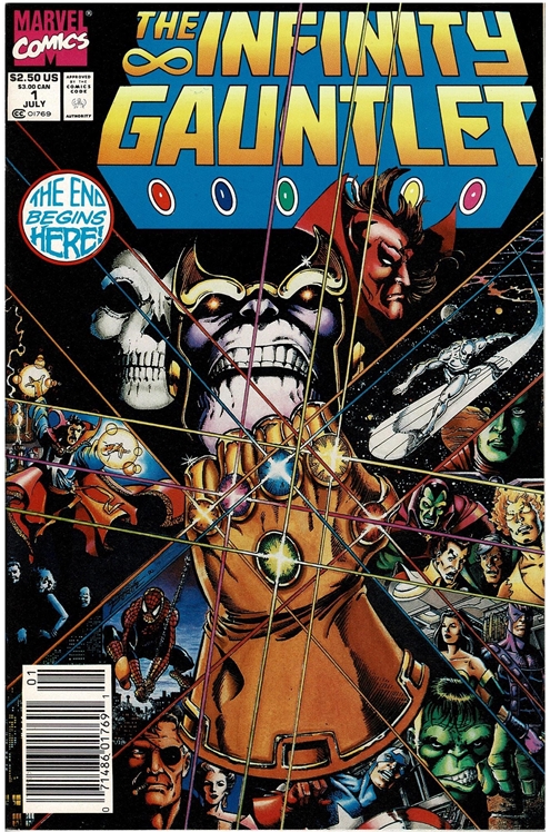 The Infinity Gauntlet #1 [Newsstand] - Fn/Vf