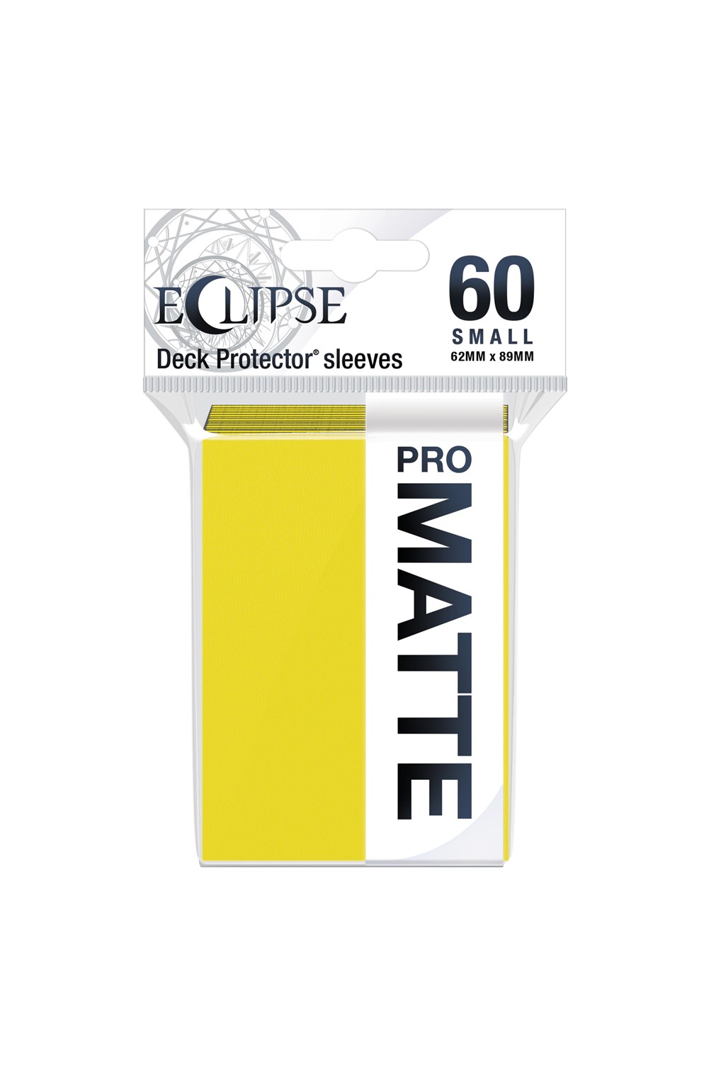 Ultra Pro Eclipse Matte Small Lemon Yellow Sleeves (60)