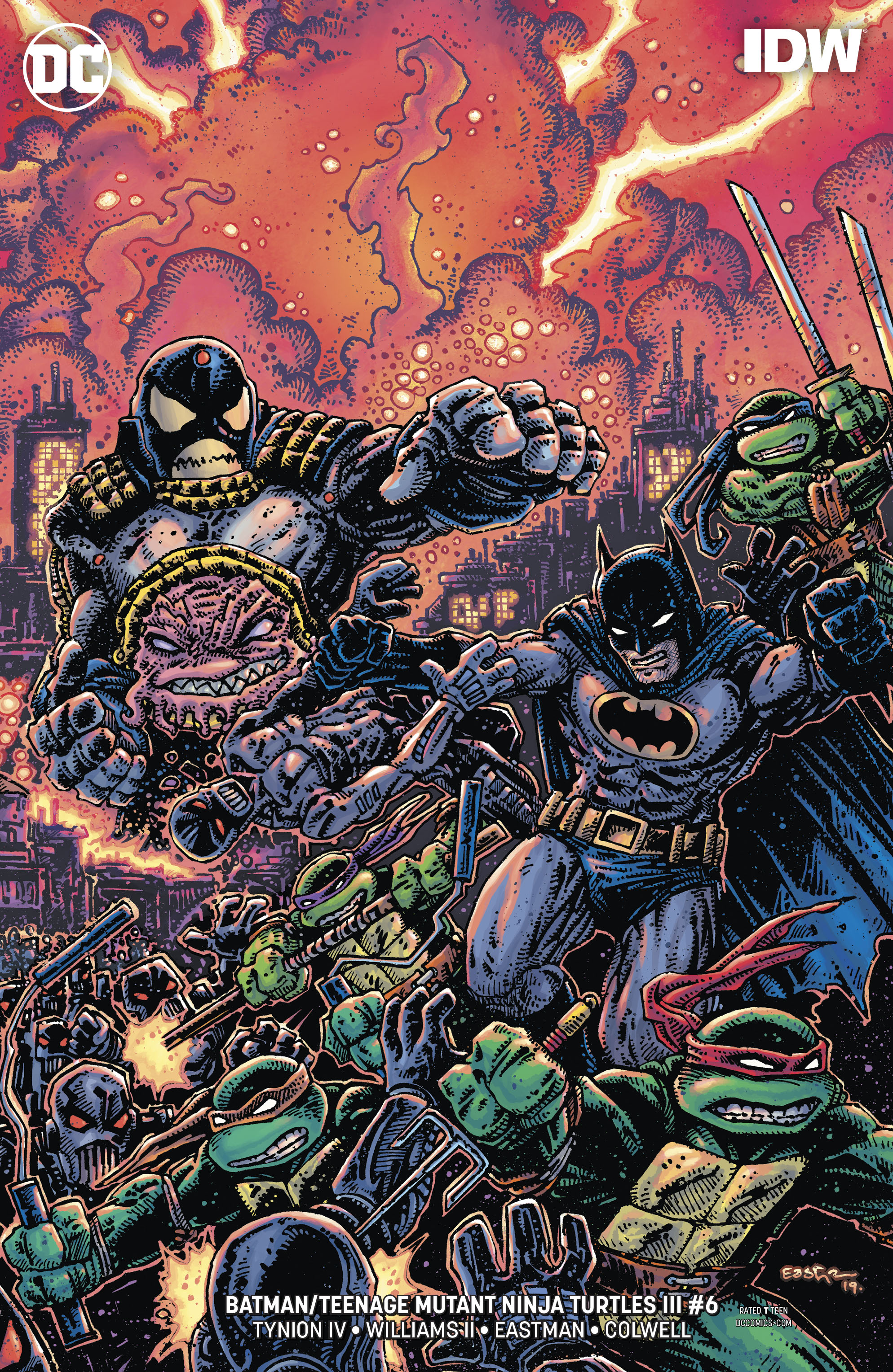 Batman Teenage Mutant Ninja Turtles III #6 Variant Edition (Of 6)