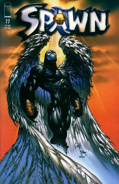 Spawn #77-Fine (5.5 – 7) 1st Cover Appearance of Wings of Redemption Spawn