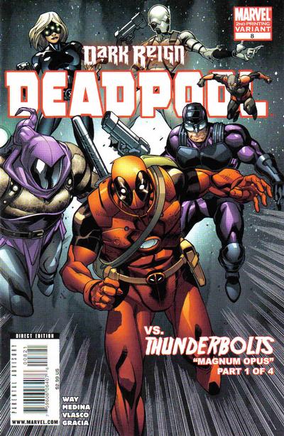 Deadpool #8 (2008) 2nd Printing Variant