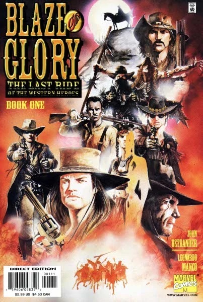 Blaze of Glory: The Last Ride of The Western Heroes Limited Series Issues 1-4