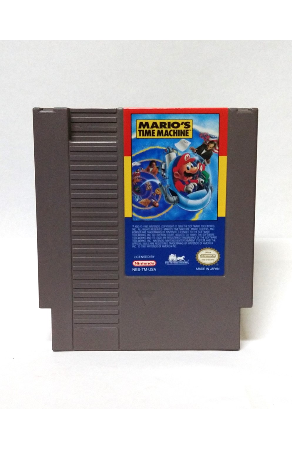 Nintendo Nes Mario's Time Machine Cartridge Only (Excellent)